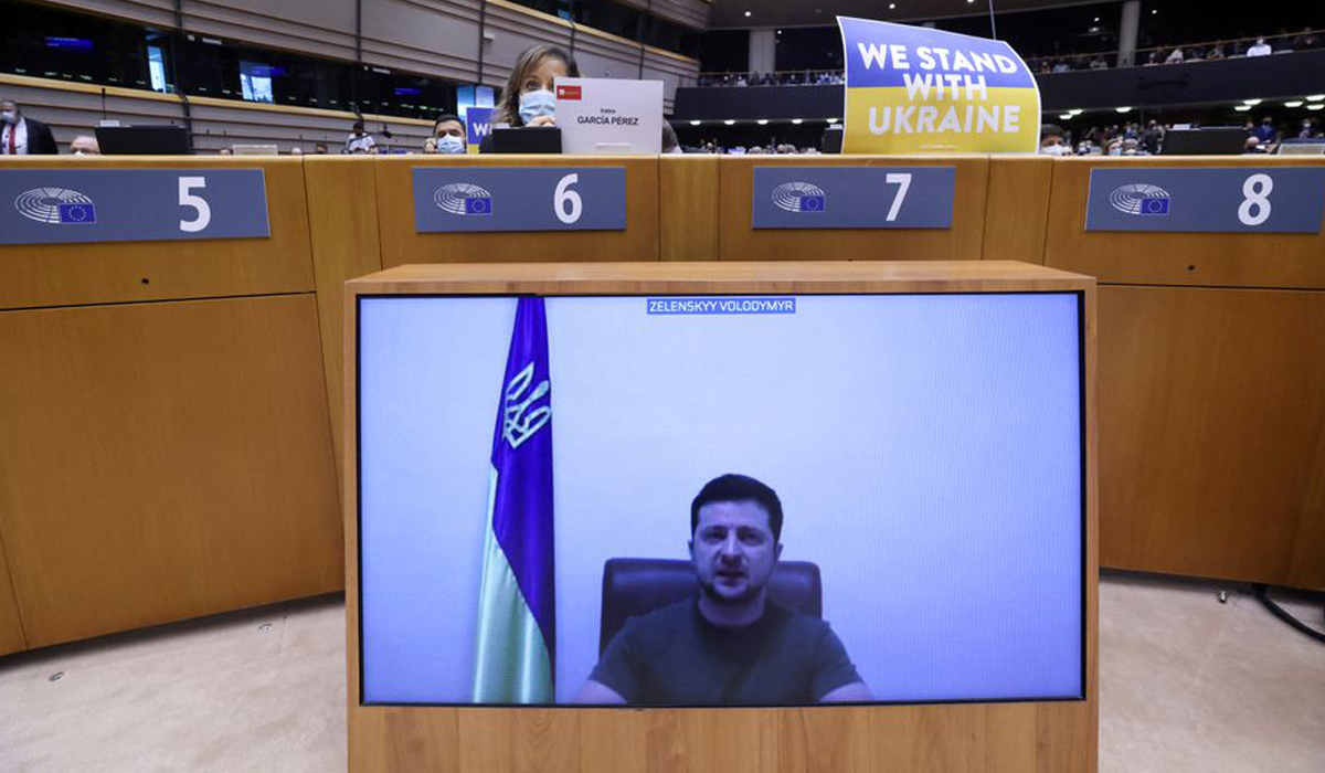 Ukraine's Zelenskiy tells EU: 'Prove that you are with us'